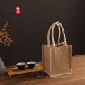 Wholesale vintage breathable no smell jute tote bag